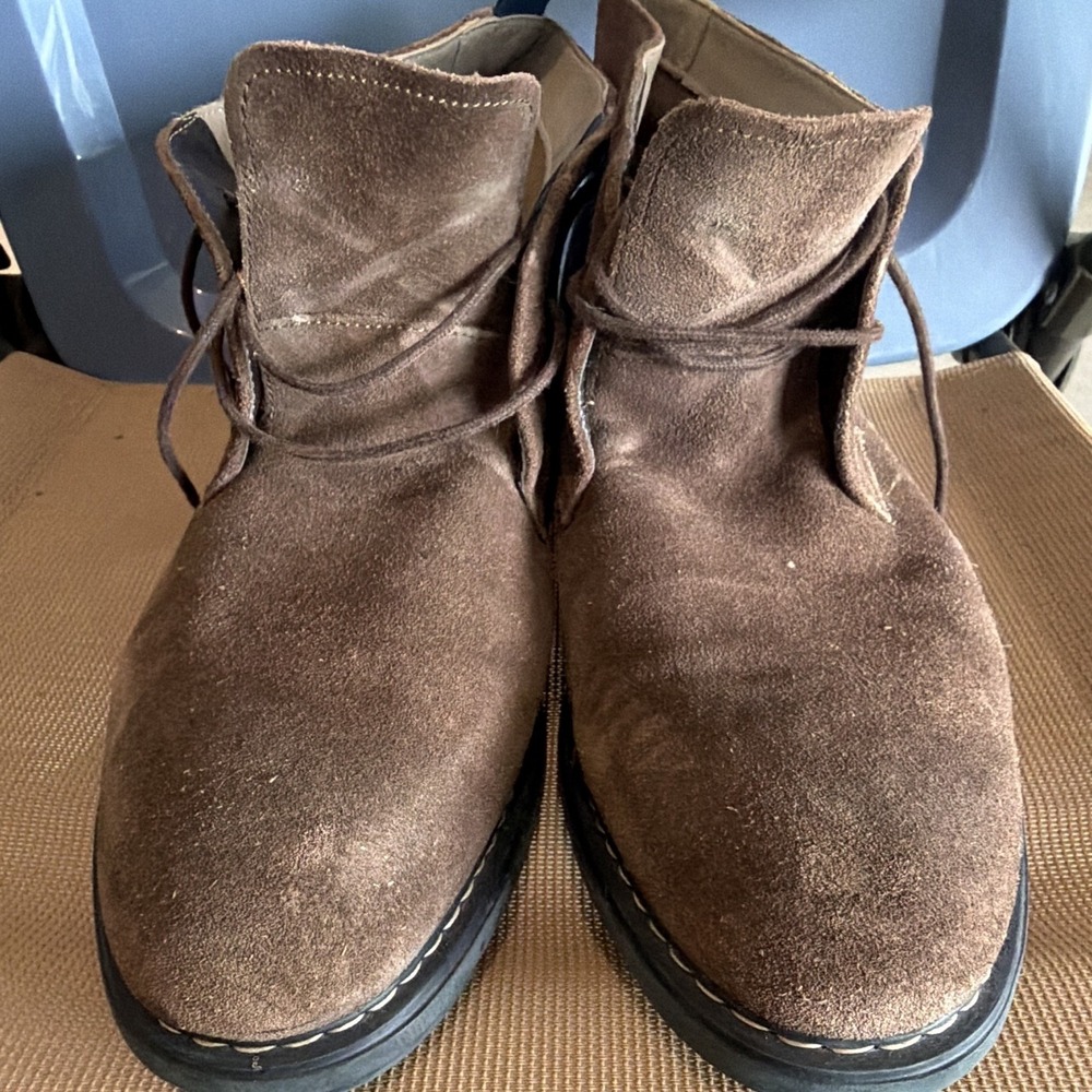 Mens Size 12 Chukka Boots Clarks Brown Suede Extralight Cushion Plus 261206977